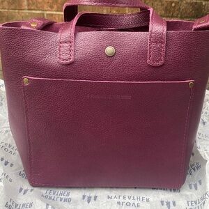 Portland Leather Goods MINI CROSSBODY TOTE